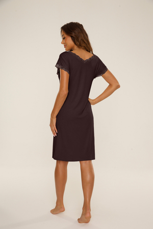 816 HAZEL czekoladowa Koszula DE LAFENSE