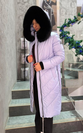 JTTW517-100-1  Kurtka FAN LEATHER niebieski