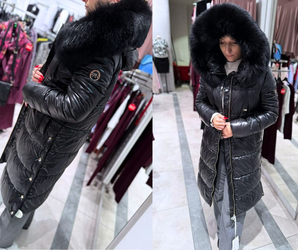 JTTW579-100 Kurtka FAN LEATHER czarna