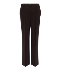 80974 KMX Spodnie garniturowe na kant -brązowe