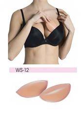 WS-12 -cielisty Mini Push-Up Wkładki silkonowe