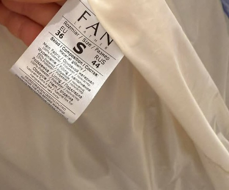 JTTW517-100-1  Kurtka FAN LEATHER niebieski