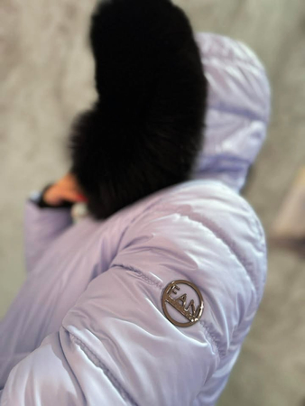 JTTW517-100-1  Kurtka FAN LEATHER niebieski