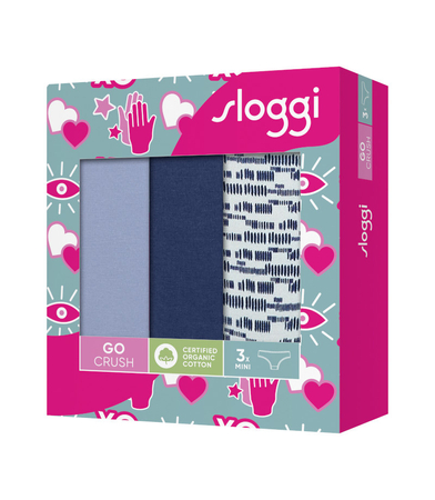 Sloggi GO Crush Mini C3P /V003  Majtki