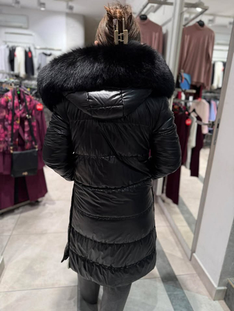 JTTW579-100  Kurtka FAN LEATHER czarna