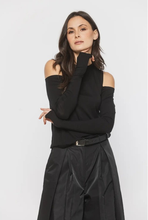 R1-01320  Bluzka z odkrytymi ramionami BIALCON