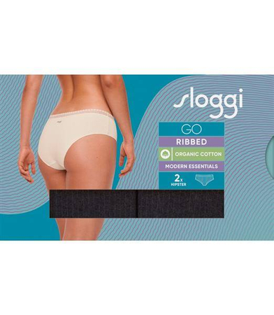 Sloggi GO Ribbed Hipster C2P/0004  majtki