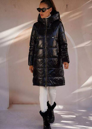 JTTW579-100  Kurtka FAN LEATHER czarna