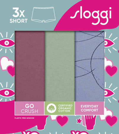 Sloggi GO Crush Short C3P /V008  Majtki 