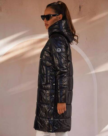 JTTW579-100  Kurtka FAN LEATHER czarna