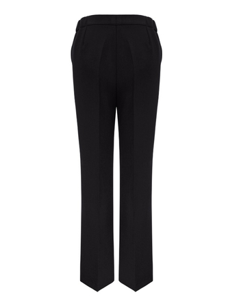 80974 KMX Spodnie garniturowe na kant - czarne