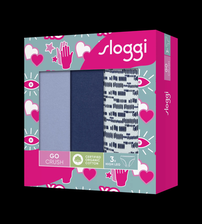 Sloggi GO Crush High Leg C3P /V003 Majtki