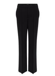 80974 KMX Spodnie garniturowe na kant - czarne