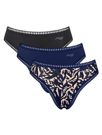 Sloggi GO Crush High leg C3P /M008  Majtki