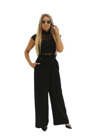 GRETA Bluzka czarna JERSA 