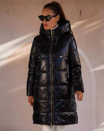 JTTW579-100  Kurtka FAN LEATHER czarna