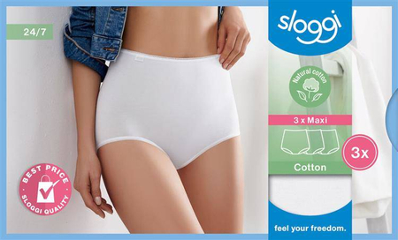 Sloggi 24/7 Cotton Maxi C3P/03  majtki 