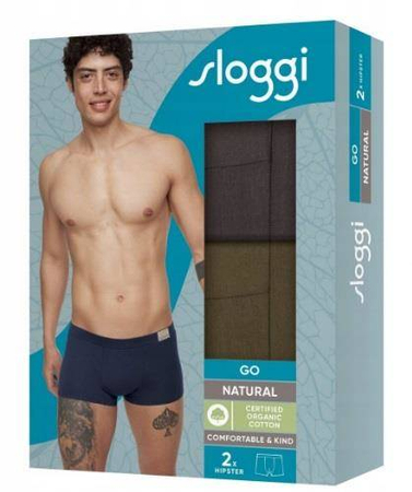 Sloggi men Go Natural HIPSTER C2P /M004  majtki