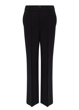 80974 KMX Spodnie garniturowe na kant - czarne