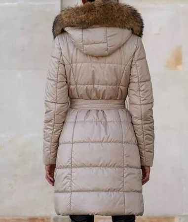 JTTW474-100-1  Kurtka FAN  LEATHER beż