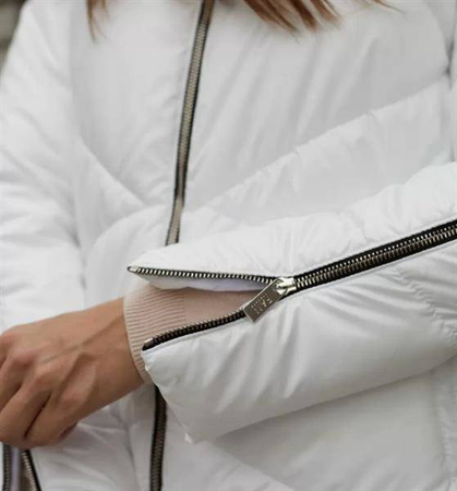 JTW521-95   Kurtka FAN LEATHER biały