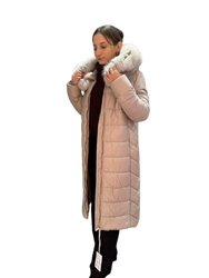 JTTW659 -110  Kurtka FAN LEATHER gołębi