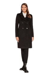 KARINA czarny  Płaszcz PASSERO