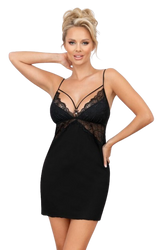 JANETTE czarna Koszula DONNA