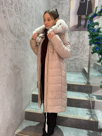 JTTW659 -110  Kurtka FAN LEATHER gołębi