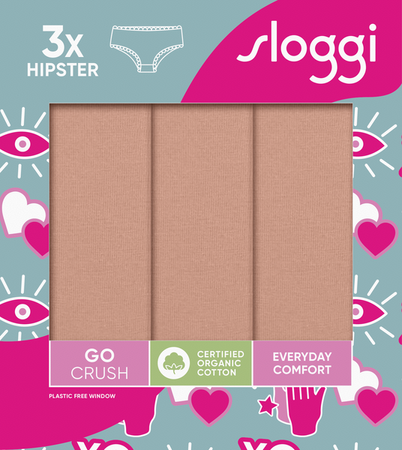 Sloggi GO Crush Hipster C3P /00ME Majtki