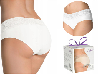 HIPSTER PANTY Majtki białe  Julimex