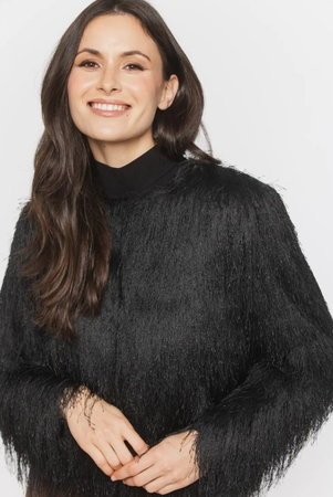 B1-00420  Czarne futro BIALCON