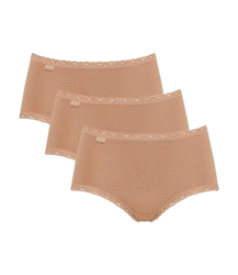 Sloggi 24/7 Cotton Lace Midi C3P/6239  majtki