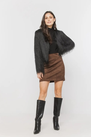 B1-00420  Czarne futro BIALCON