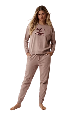 NLP-499 beż  Piżama ATLANTIC