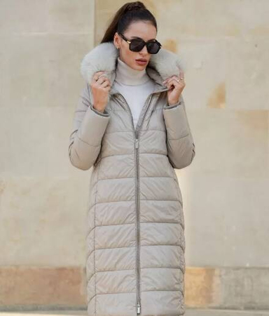 JTTW659 -110  Kurtka FAN LEATHER gołębi