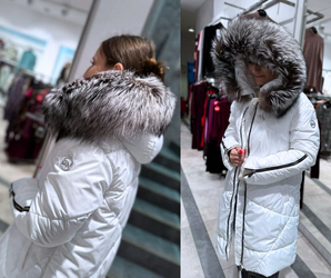 JTW521-95   Kurtka FAN LEATHER biały