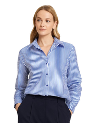 KO-027  Koszula niebieska paski SABINA