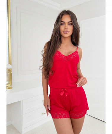 NIKI czerwona  Piżama DONNA