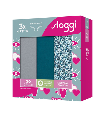 Sloggi GO Crush Hipster C3P /V022 Majtki SLOGGI