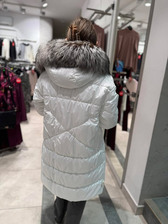 JTW521-95   Kurtka FAN LEATHER biały